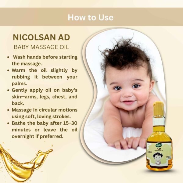 Nicolson AD Baby Massage Oil