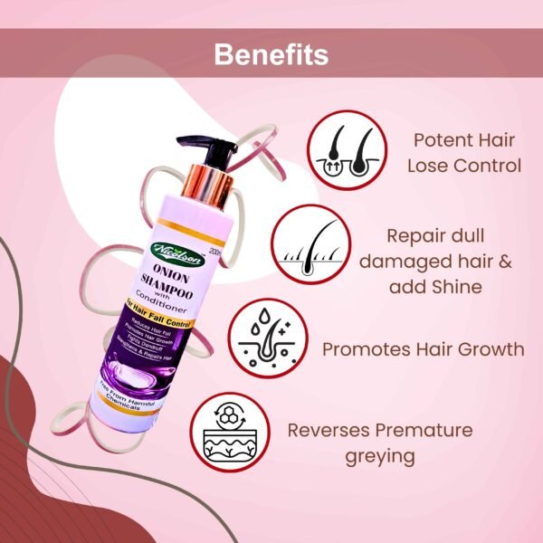 Nicolson Onion Hair Shampoo with Conditioner