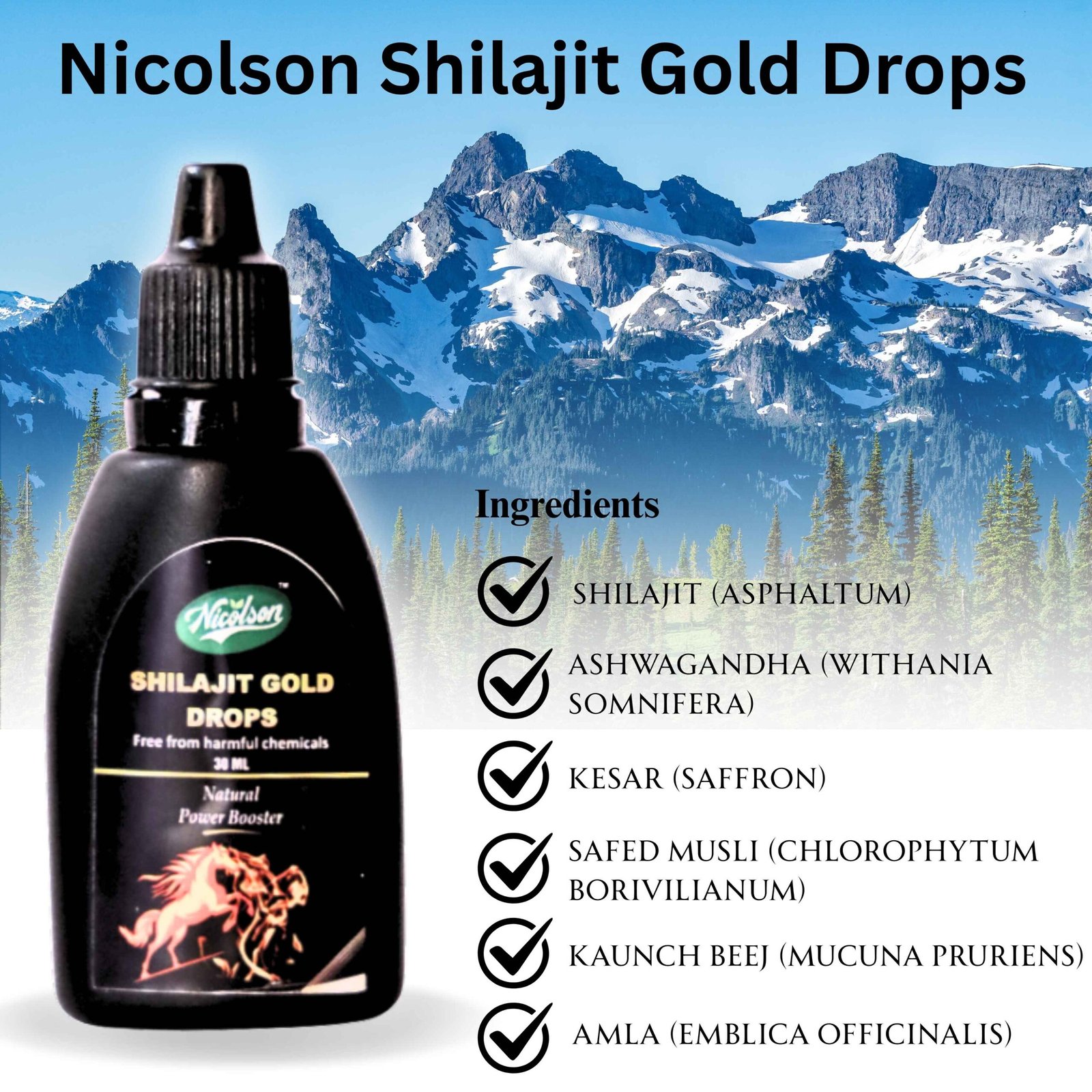 Nicolson Shilajit Gold Drop