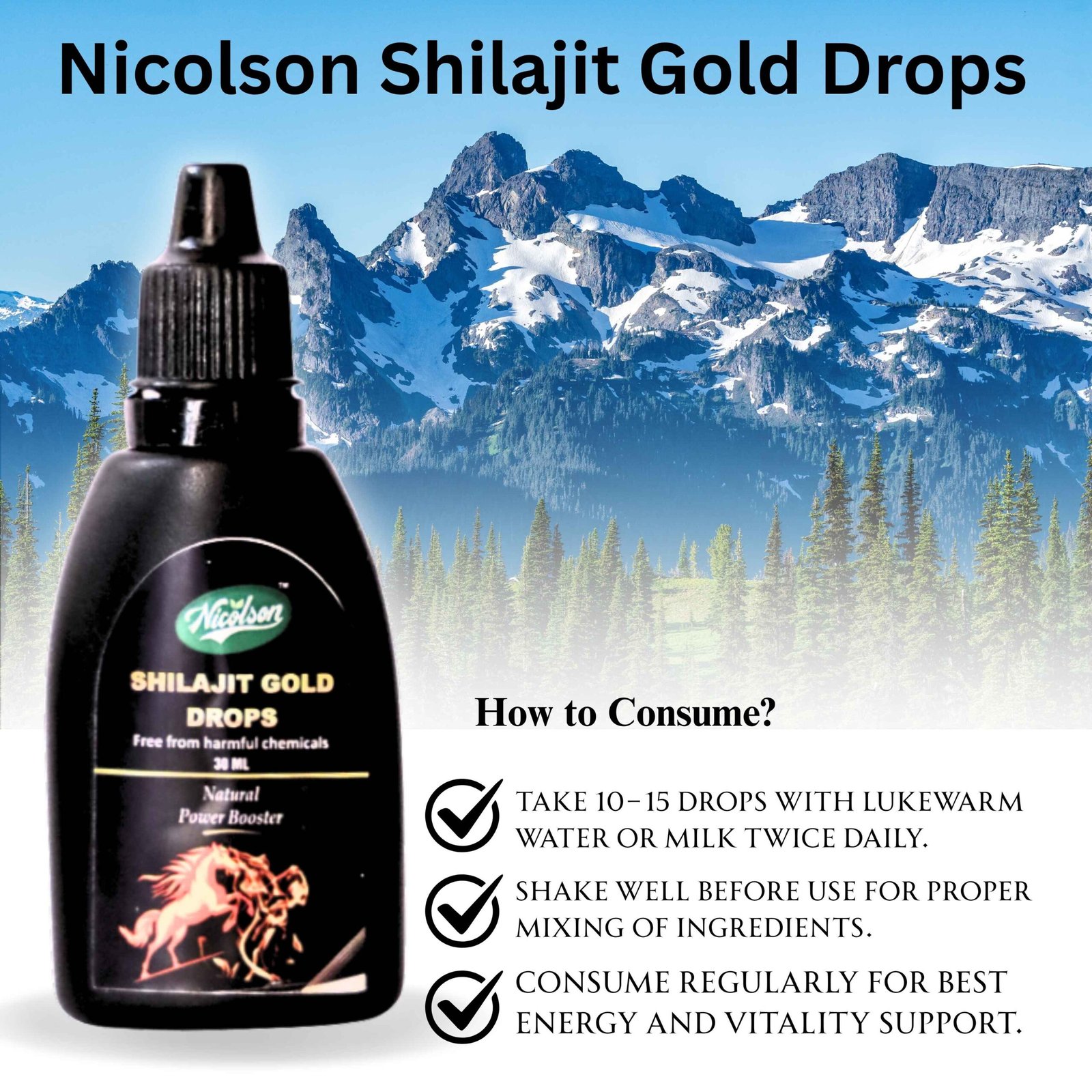 Nicolson Shilajit Gold Drop
