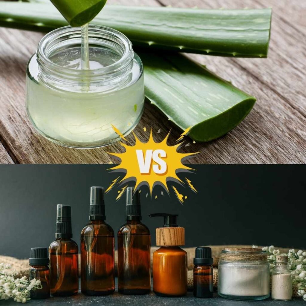 Aloe vera gel for glowing skin